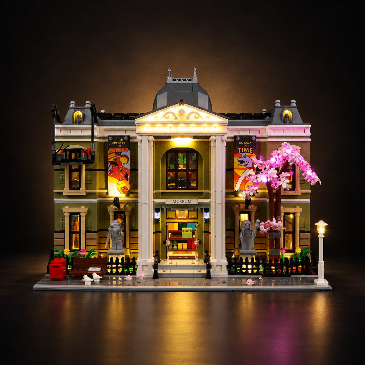 Light Kit Compatible with LEGO® Natural History Museum Set 10326 - Classic Version