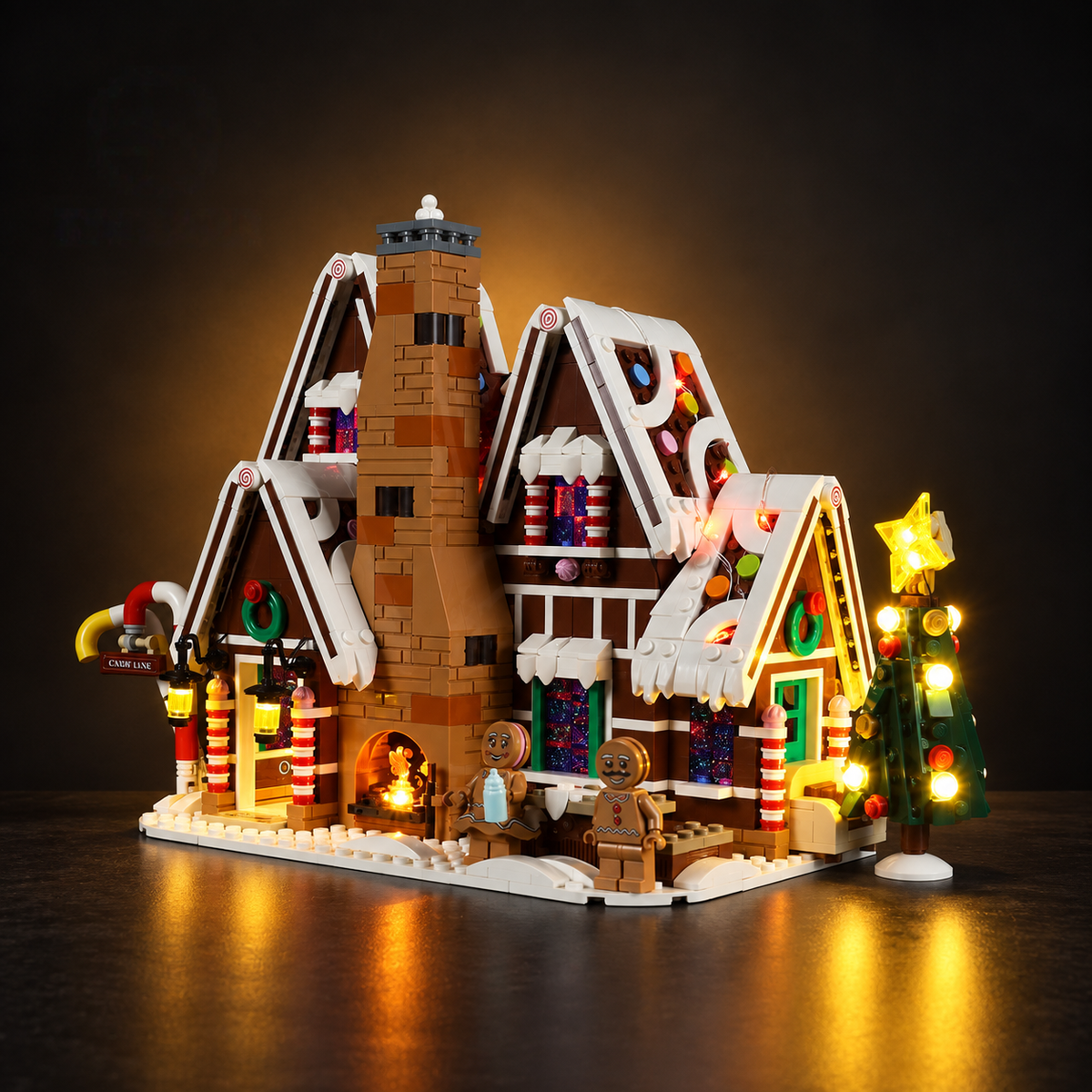 Light Kit Compatible with LEGO® Gingerbread House Set 10267 - Classic Version