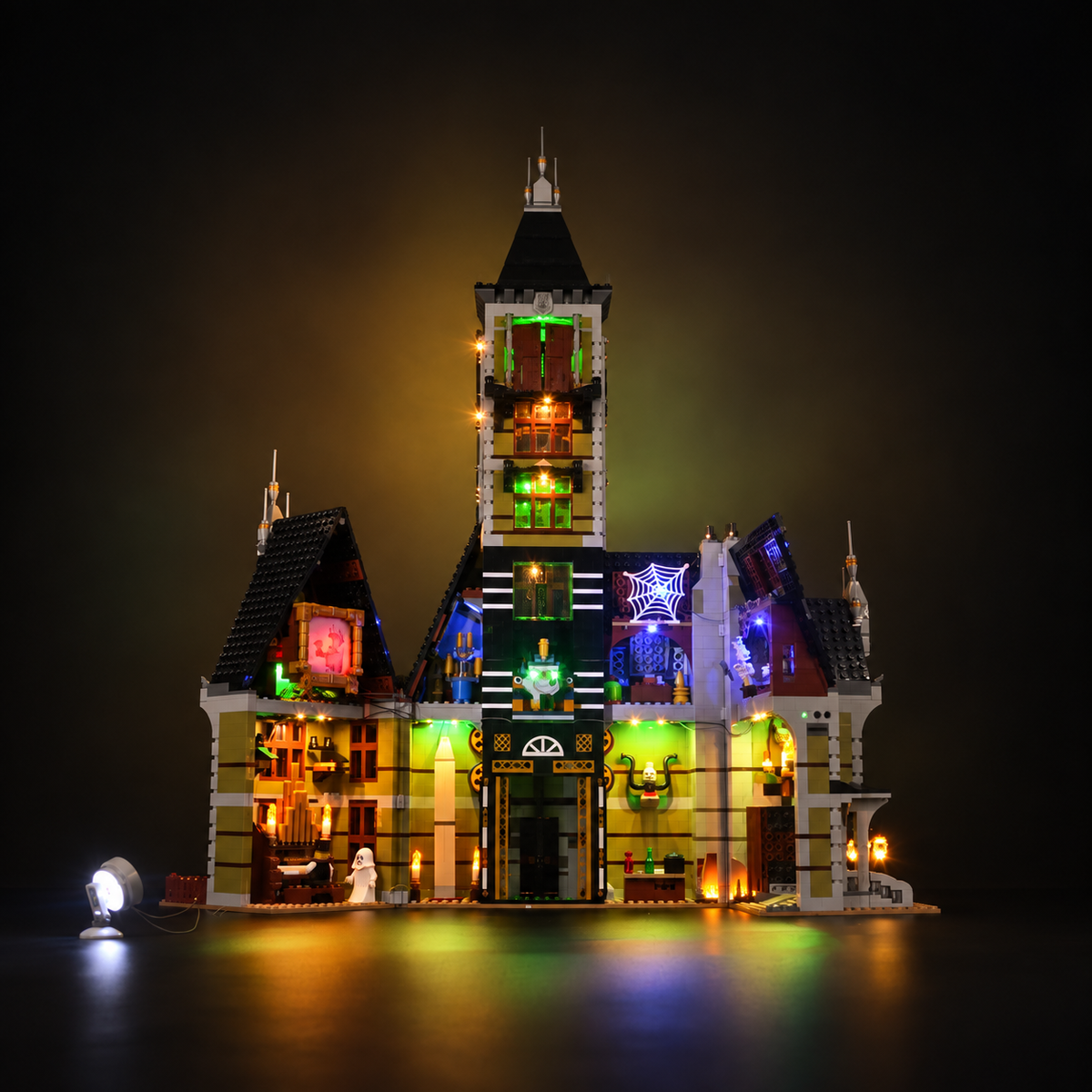 Light Kit Compatible with LEGO® Haunted House Set 10273 - Classic Version