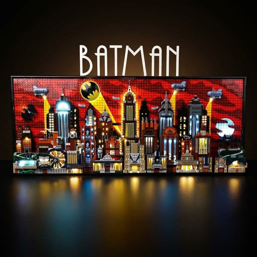 Light Kit Compatible with LEGO® Batman: The Animated Series™ Gotham City Set 76271 - Classic Version