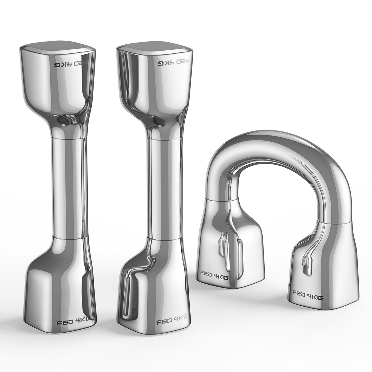 FED Fitness DS1 2-in-1 Dumbbell & Kettlebell Set