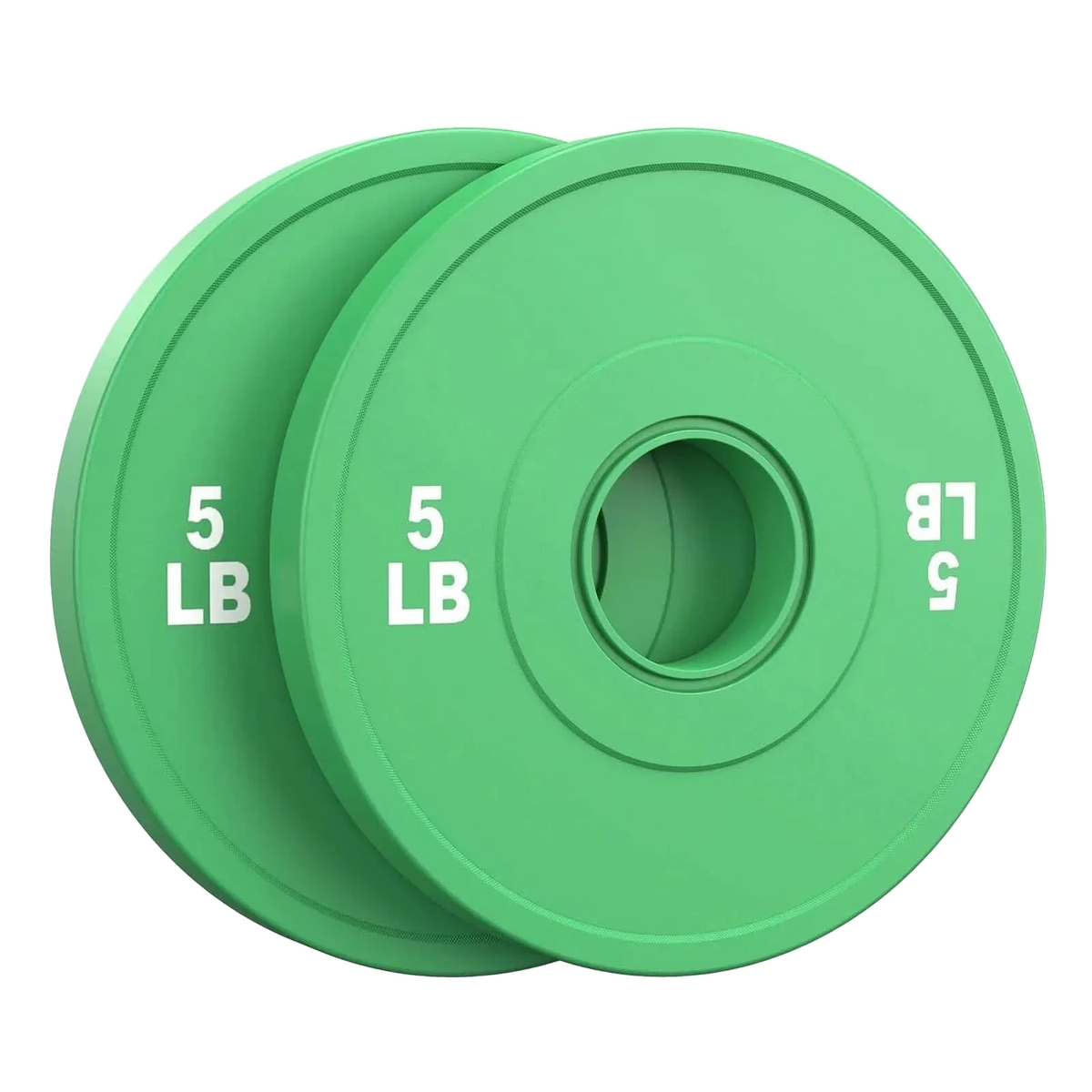 FED Fitness Sportsroyal Series 2-Inch Olympic Bumper Plates - Pair / 5lb