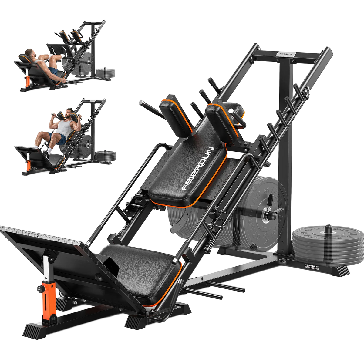 FED Fitness Feierdun Series LP1 2-in-1 Leg Press Hack Squat Machine
