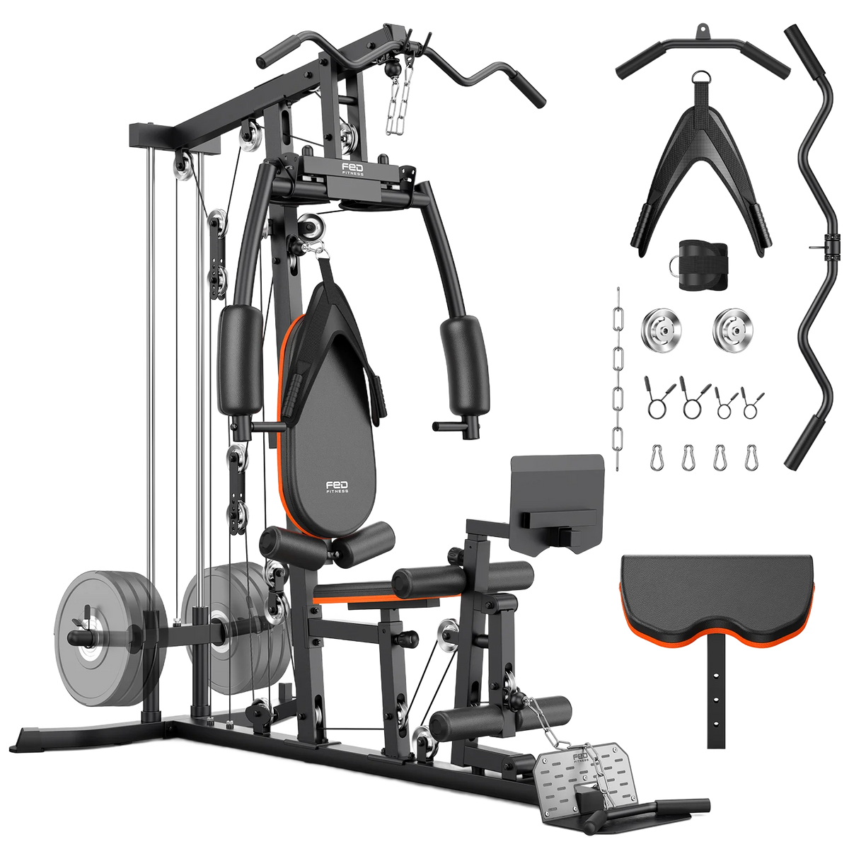 FED Fitness MW5 Multi-Functional Home Gym Station