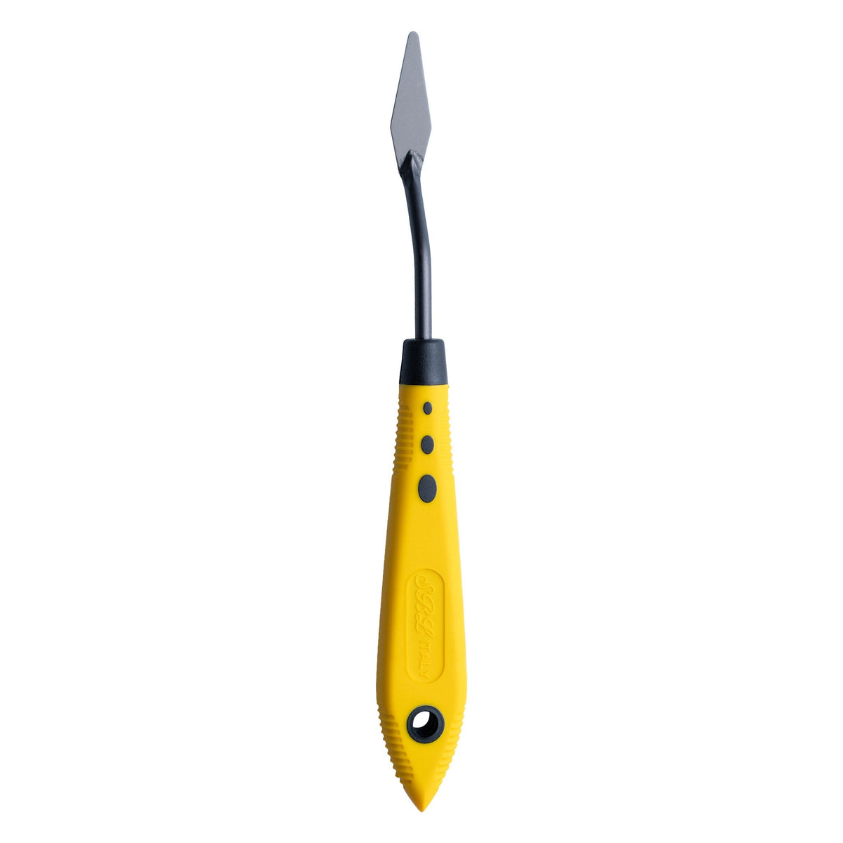 SBL #B41 Matte Black Palette Painting Knife - The Fine Artist-Blade | Yellow Handle | 9441