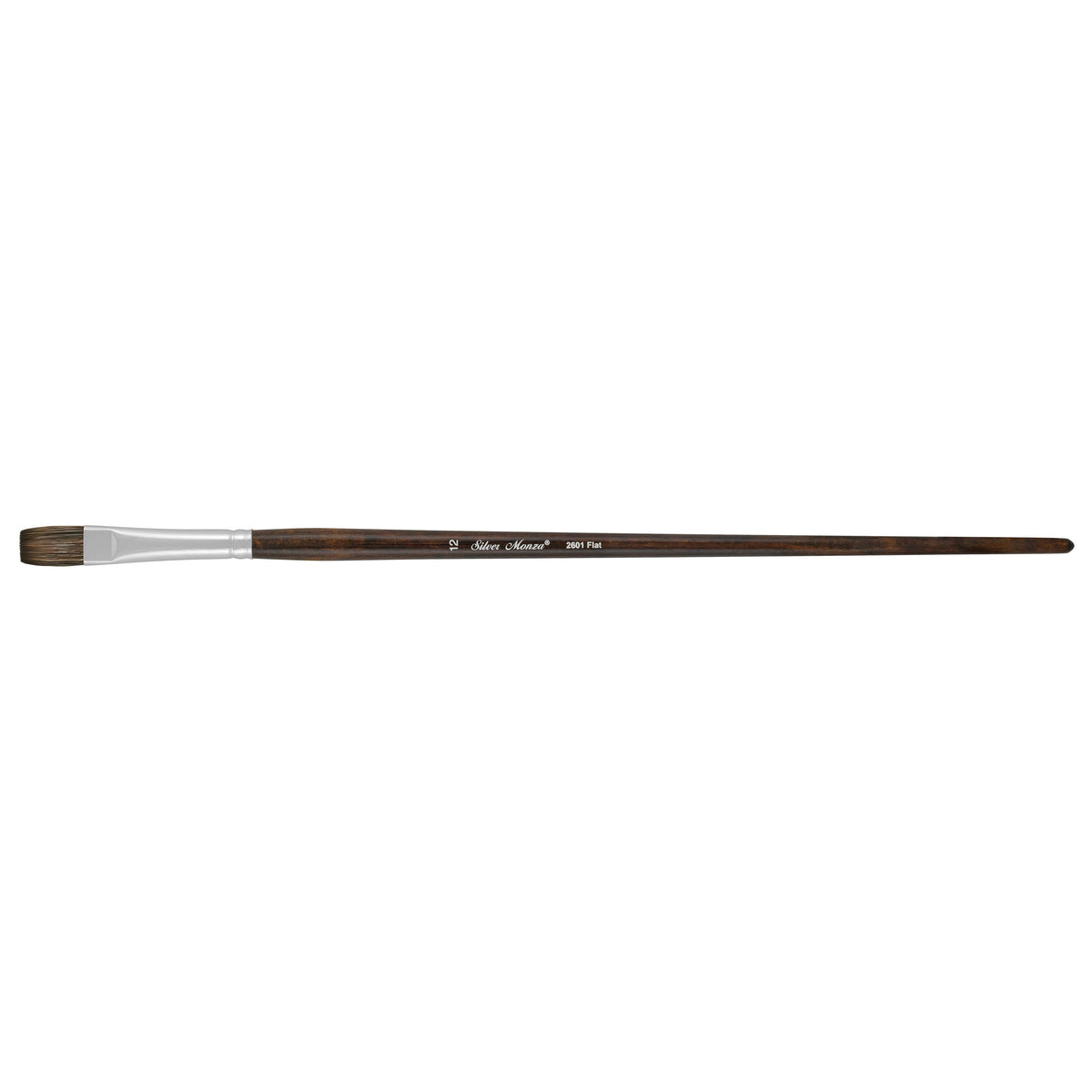 Monza® Flat Paintbrush | Long Handle | 2601 - Size 12